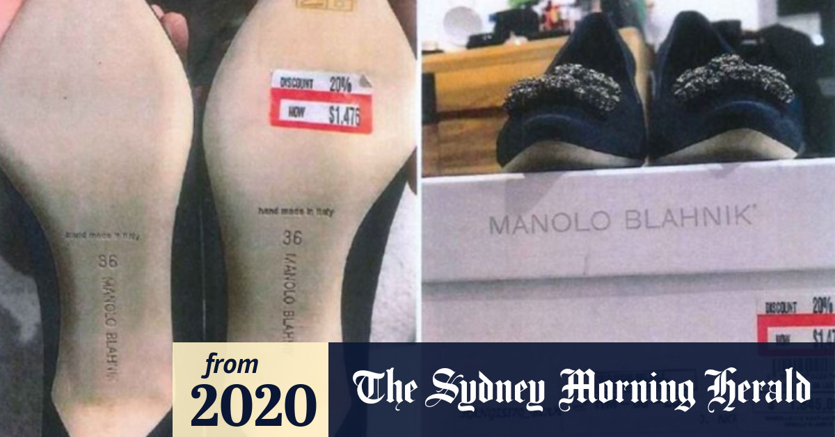 Manolo online blahnik fake